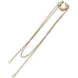 Goldplattiertes Armband - Halskette Entreno